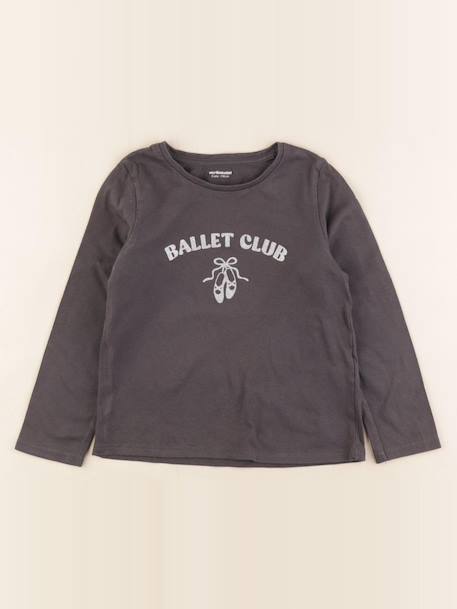 Tee-shirt - 6 ans Gris 1 - vertbaudet enfant 
