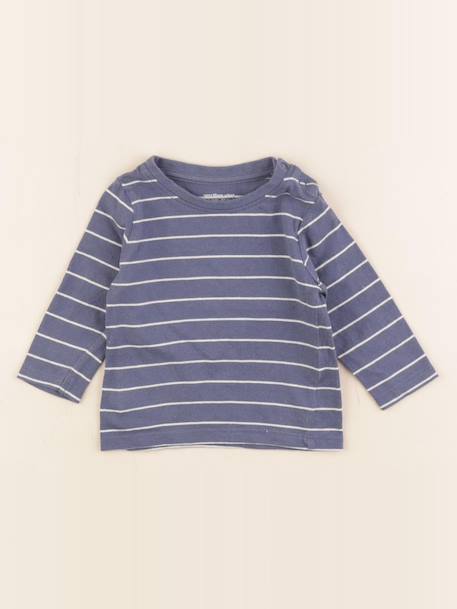 Tee-shirt - 6 mois Bleu 1 - vertbaudet enfant 