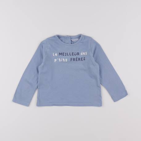 Tee-shirt - 18 mois Bleu 1 - vertbaudet enfant 