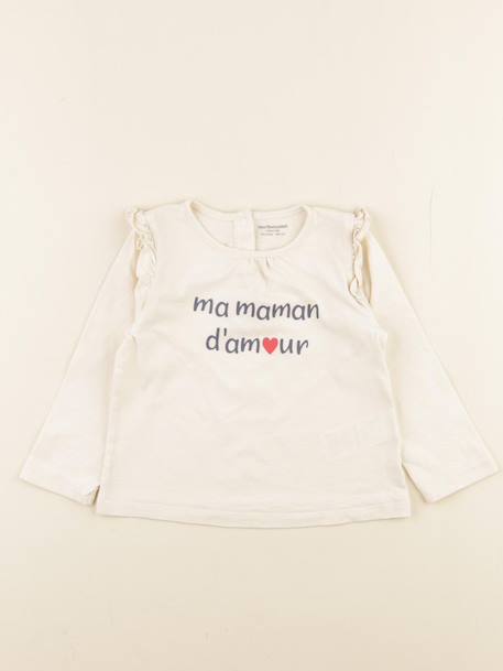 Tee-shirt - 24 mois Beige 1 - vertbaudet enfant 