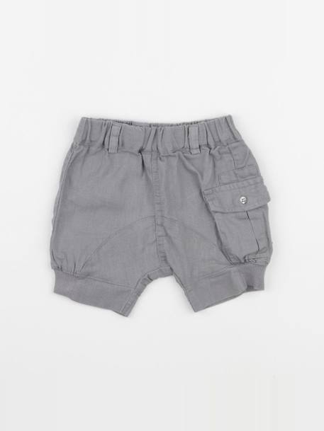 Short - 6 mois Gris 1 - vertbaudet enfant 