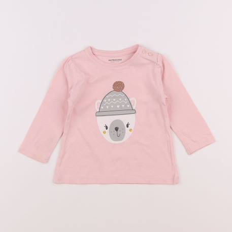 Tee-shirt - 9 mois Rose 1 - vertbaudet enfant 