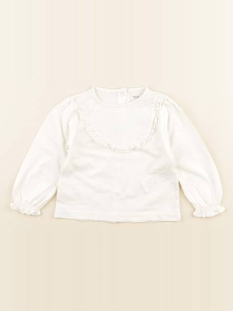 Tee-shirt - 9 mois Beige 1 - vertbaudet enfant 