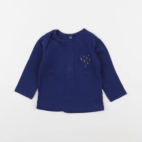 Tee-shirt - 6 mois Bleu 1 - vertbaudet enfant 