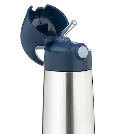 Gourde isotherme en inox avec paille Bleu+Rose+Vert 3 - vertbaudet enfant 