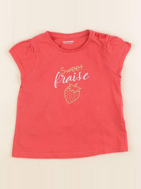 Tee-shirt - 18 mois Rouge 1 - vertbaudet enfant 