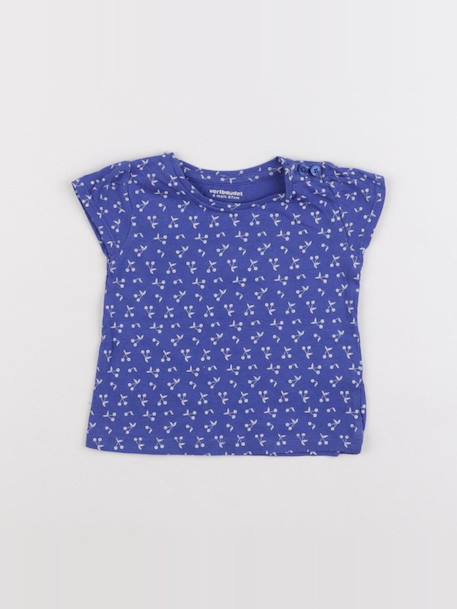 Tee-shirt - 6 mois Bleu 1 - vertbaudet enfant 