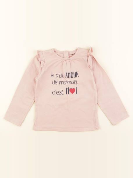 Tee-shirt - 3 ans Rose 1 - vertbaudet enfant 