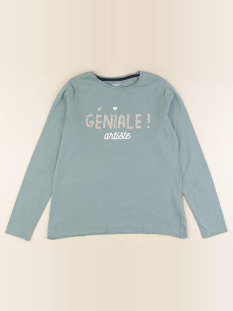 Tee-shirt - 12 ans Vert 1 - vertbaudet enfant 
