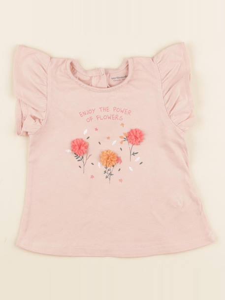 Tee-shirt - 18 mois Rose 1 - vertbaudet enfant 