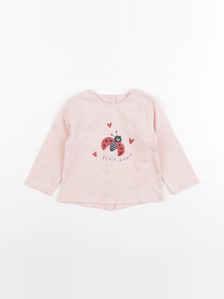 Tee-shirt - 6 mois Rose 1 - vertbaudet enfant 