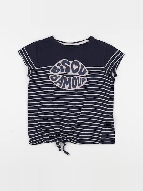 Tee-shirt - 10 ans Bleu 1 - vertbaudet enfant 