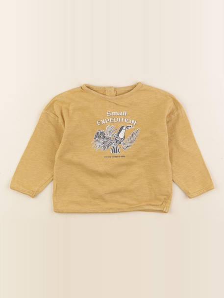 Tee-shirt - 12 mois Jaune 1 - vertbaudet enfant 