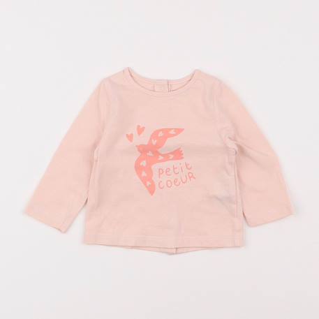 Tee-shirt - 3 mois Rose 1 - vertbaudet enfant 