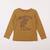 Tee-shirt - 8 ans Marron 1 - vertbaudet enfant 