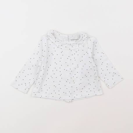 Tee-shirt - 9 mois Blanc 1 - vertbaudet enfant 