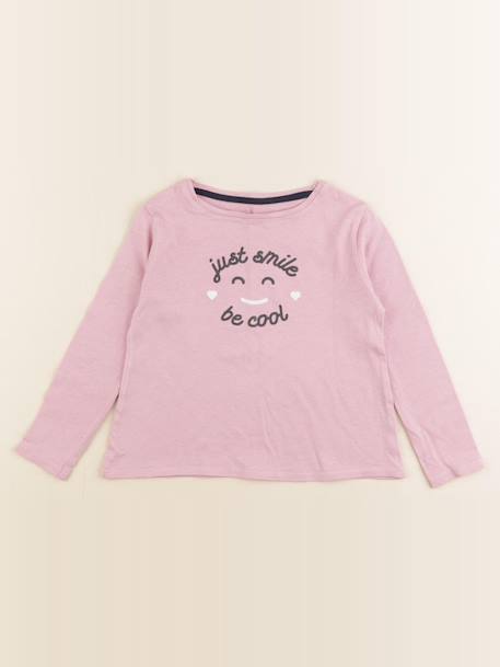 Tee-shirt - 4 ans Violet 1 - vertbaudet enfant 