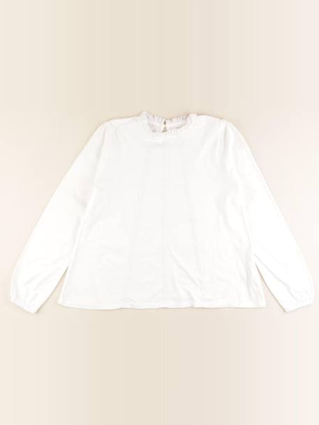 Tee-shirt - 12 ans Blanc 1 - vertbaudet enfant 