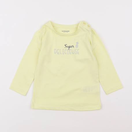 Tee-shirt - 12 mois Jaune 1 - vertbaudet enfant 