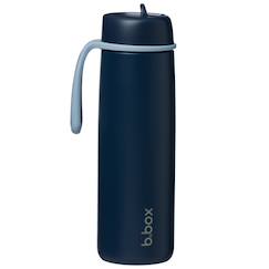 Puériculture-Gourde bouteille isotherme en inox avec paille
