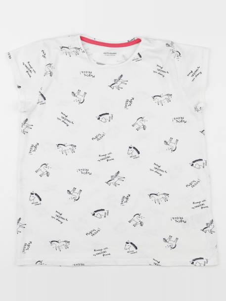 Tee-shirt - 12 ans Blanc 1 - vertbaudet enfant 