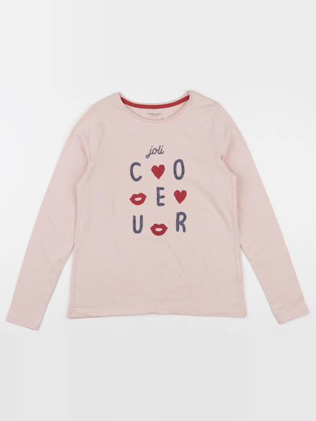 Tee-shirt - 10 ans Rose 1 - vertbaudet enfant 