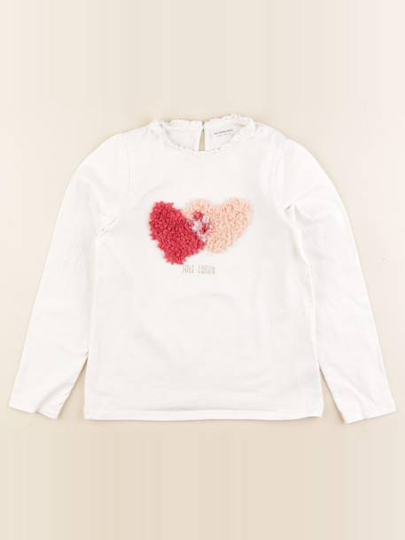 Tee-shirt - 8 ans Blanc 1 - vertbaudet enfant 