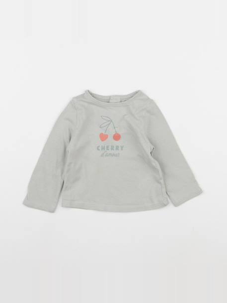 Tee-shirt - 6 mois Vert 1 - vertbaudet enfant 