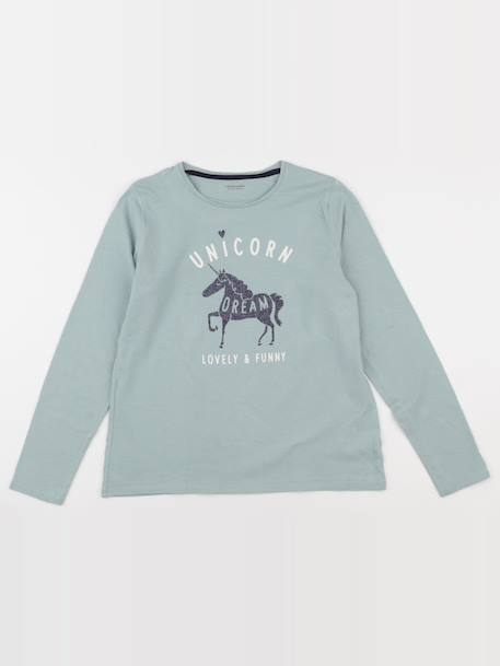 Tee-shirt - 12 ans Vert 1 - vertbaudet enfant 