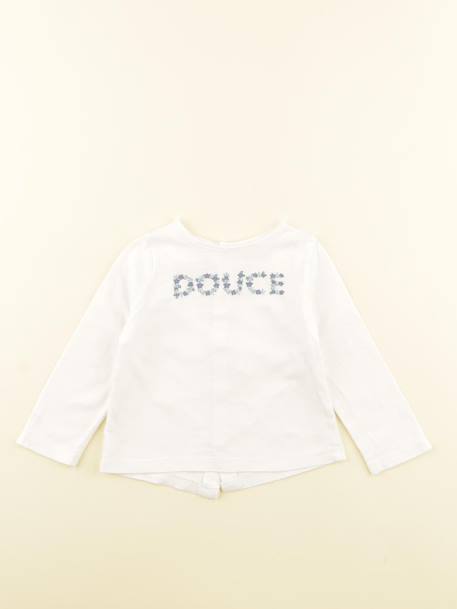 Tee-shirt - 9 mois Blanc 1 - vertbaudet enfant 