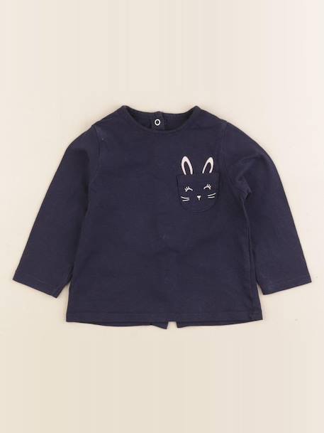 Tee-shirt - 6 mois Bleu 1 - vertbaudet enfant 