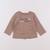 Tee-shirt - 6 mois Marron 1 - vertbaudet enfant 