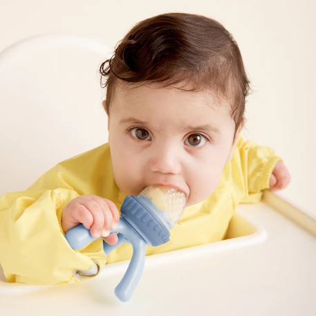 Grignoteuse bébé avec embout silicone Bleu+Rose+Vert+Violet 5 - vertbaudet enfant 