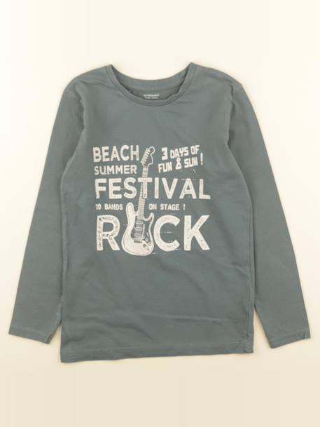 Tee-shirt - 10 ans Vert 1 - vertbaudet enfant 