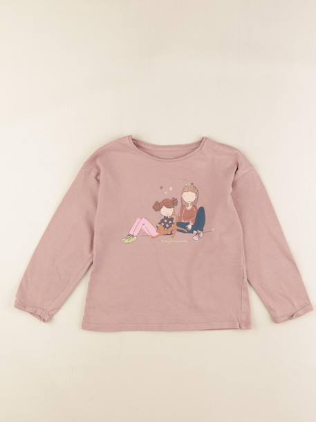 Tee-shirt - 8 ans Rose 1 - vertbaudet enfant 
