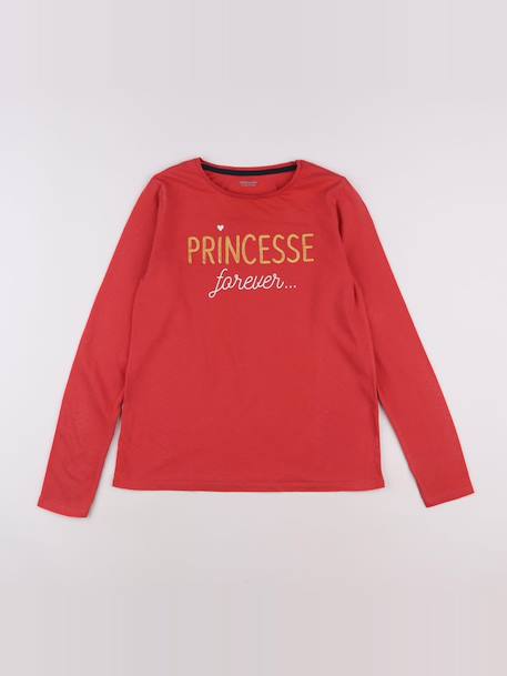 Tee-shirt - 12 ans Rouge 1 - vertbaudet enfant 
