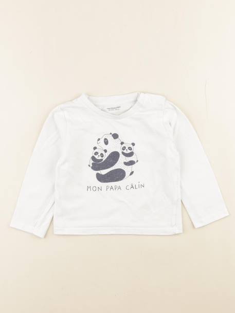 Tee-shirt - 24 mois Blanc 1 - vertbaudet enfant 