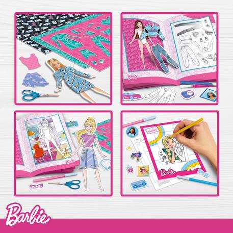 Sac a dos ecole de dessins  barbie fashion MULTICOLORE 3 - vertbaudet enfant 