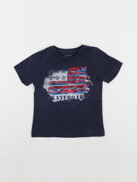 Tee-shirt - 2 ans Bleu 1 - vertbaudet enfant 