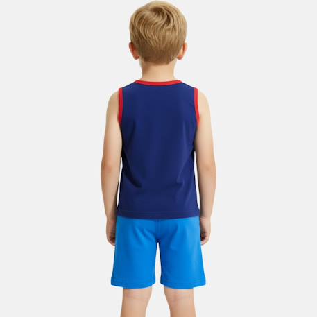 Ensemble garçon débardeur et short sonic Bleu+Marine 7 - vertbaudet enfant 