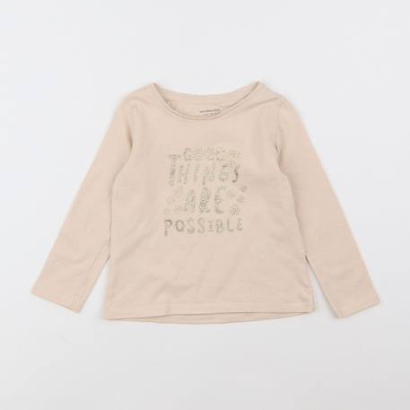 Tee-shirt - 2 ans Beige 1 - vertbaudet enfant 