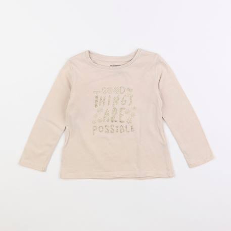 Tee-shirt - 2 ans Beige 1 - vertbaudet enfant 