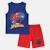 Ensemble garçon débardeur et short spiderman Gris+Rouge 8 - vertbaudet enfant 