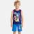 Ensemble garçon débardeur et short sonic Bleu+Marine 6 - vertbaudet enfant 