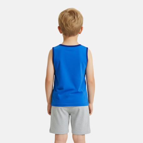 Ensemble garçon débardeur et short sonic Bleu+Marine 2 - vertbaudet enfant 
