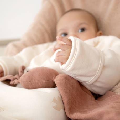 Gigoteuse avec moufles hiver  - tog 2.5 cocon moelleux Piuma ecru+Piuma moka 5 - vertbaudet enfant 