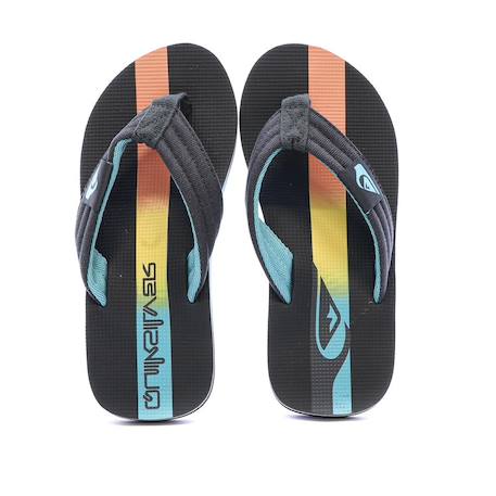 Tongs bleu/noir garçon molo layback Noir 2 - vertbaudet enfant 