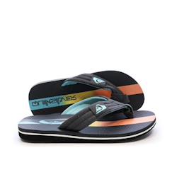 Chaussures-Chaussures garçon 23-38-Tongs bleu/noir garçon molo layback