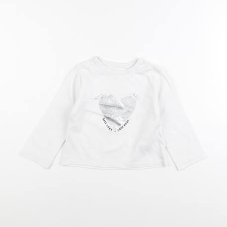 Tee-shirt - 2 ans Blanc 1 - vertbaudet enfant 