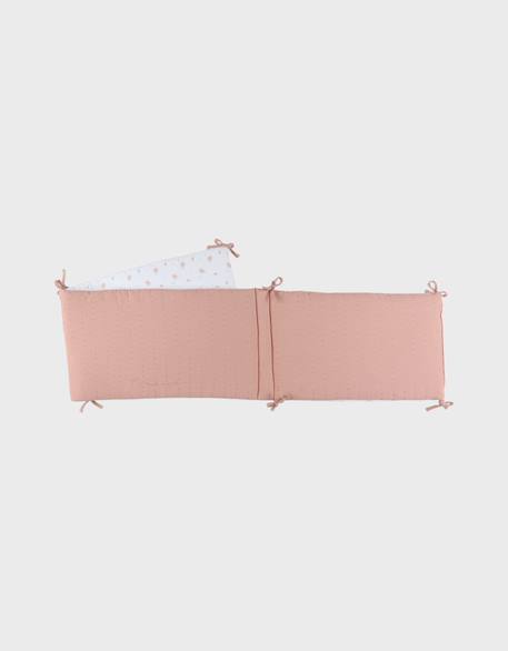 Tour de lit mousseline de coton bio Rose 5 - vertbaudet enfant 